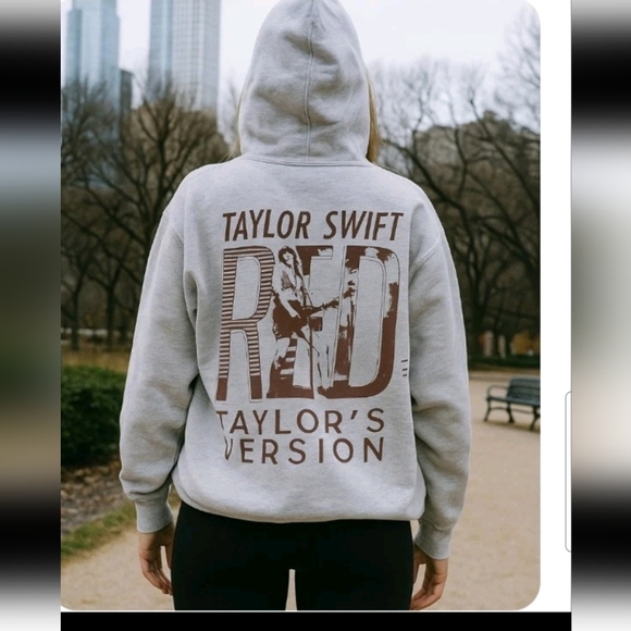 Taylor Swift Gray Loving Him Was Red Hoodie S - Picture 1 of 12